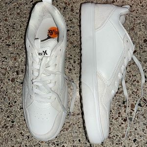 White Hurley Tennis Shoes
